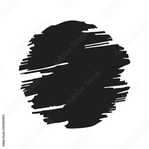 Vecktor image of sun stencils on white background