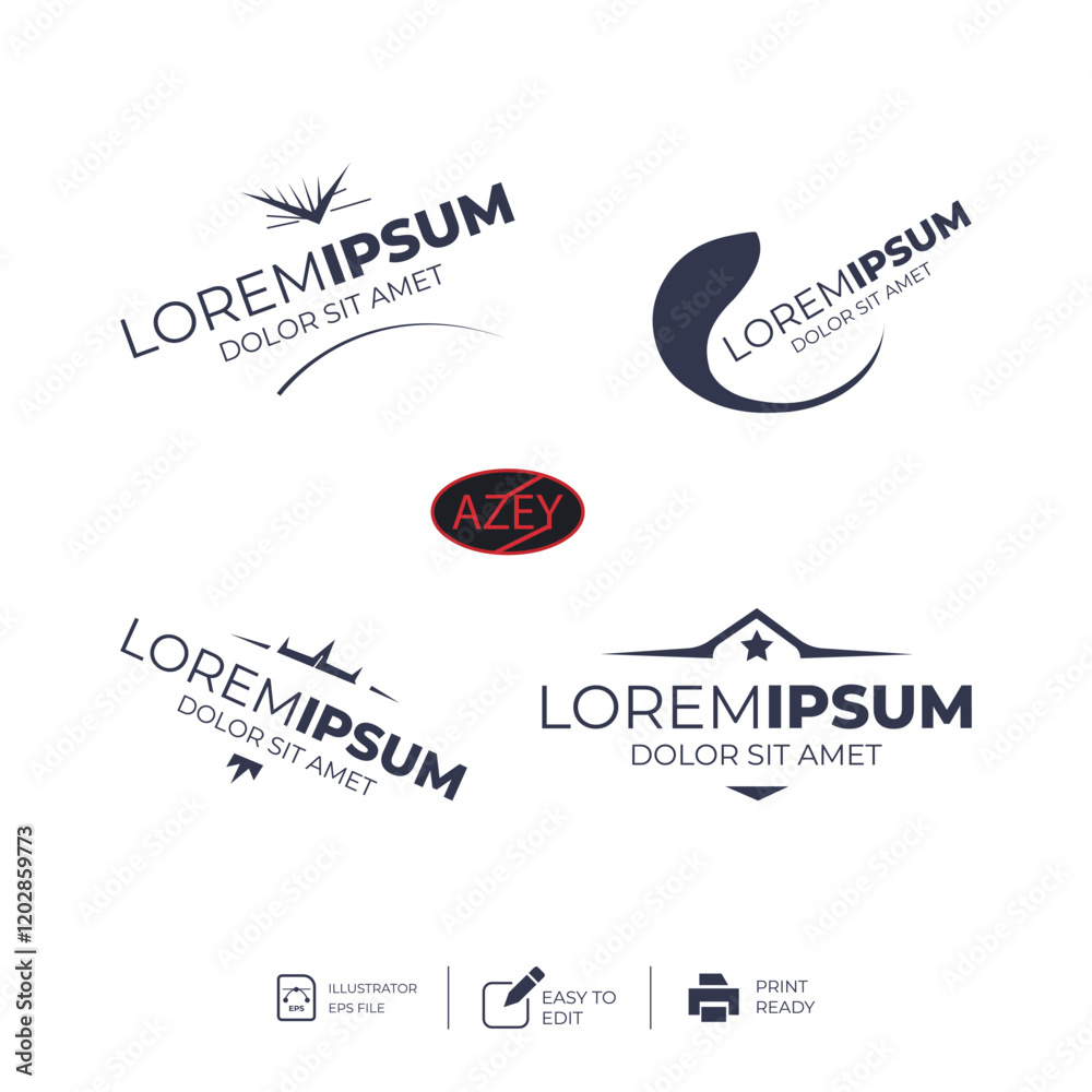 Fototapeta premium Logo template design