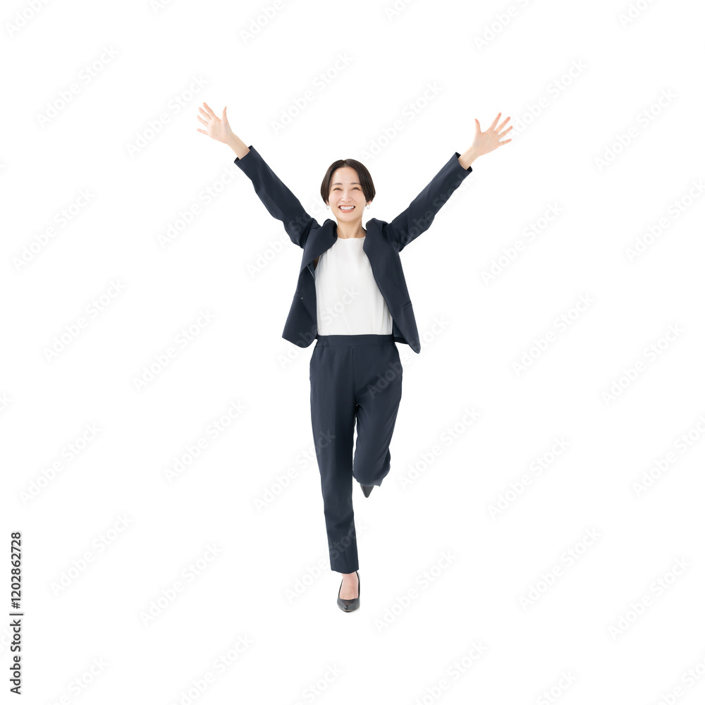 ビジネス女性・全身 ビジネス女性・全身