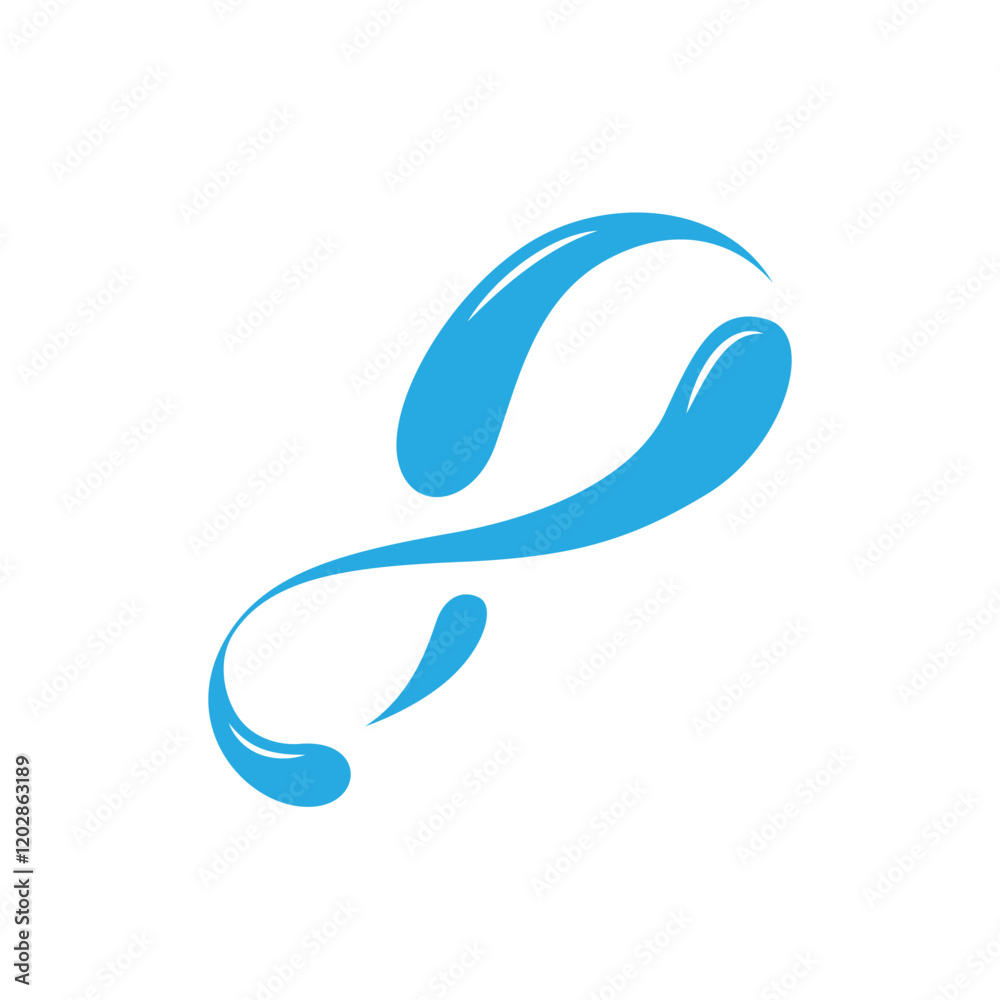 Water Splash Flow Element Logo Icon Water Splash Flow Element Logo Icon