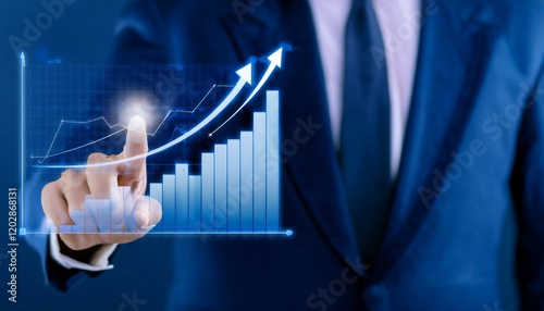 Colorful charts illustrate market expansion opportunities.  