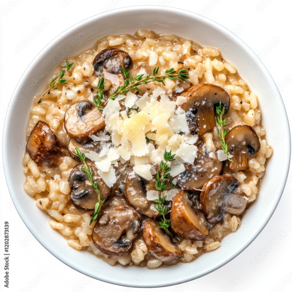 Mushroom Risotto with Parmesan Mushroom Risotto with Parmesan