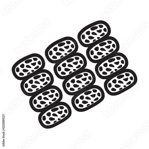 Thalassiosira sp line icon