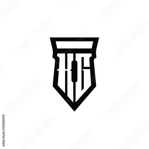 KG monogram logo design letter text name symbol monochrome logotype alphabet character simple logo