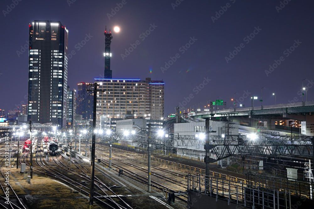 Fototapeta premium 向野橋から見た夜景
