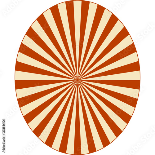 circular radial pattern circus illustration