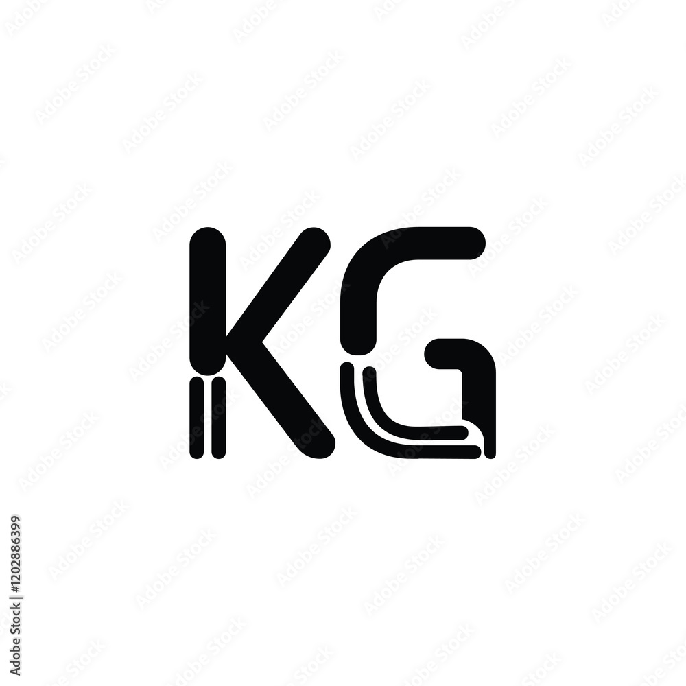 KG monogram logo design letter text name symbol monochrome logotype alphabet character simple logo KG monogram logo design letter text name symbol monochrome logotype alphabet character simple logo