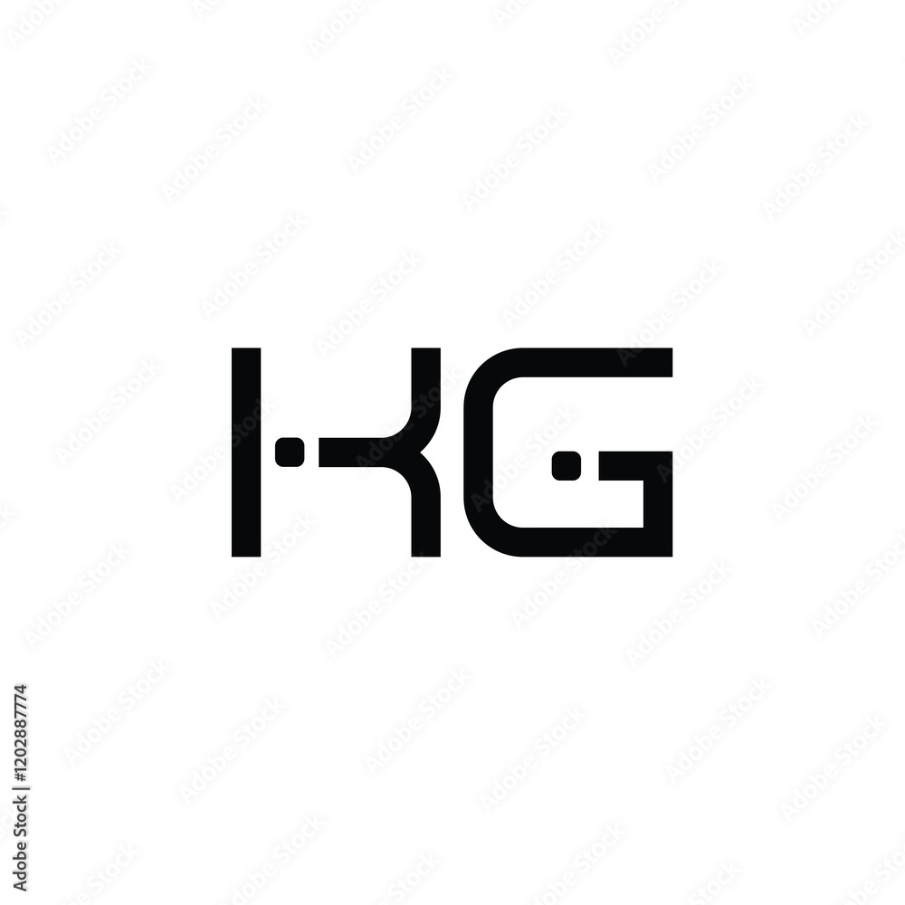 KG monogram logo design letter text name symbol monochrome logotype alphabet character simple logo KG monogram logo design letter text name symbol monochrome logotype alphabet character simple logo