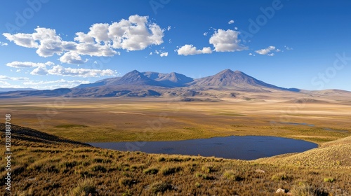 High Desert Mountain Lake Landscape