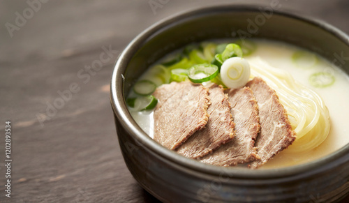 Beef Bone Soup, gomtang photo