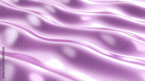 Wallpaper Mural Smooth pink abstract waves create calming effect Torontodigital.ca