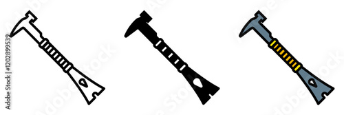 Crowbar is a durable tool used for prying, lifting, and breaking during emergency rescue and entry tasks.