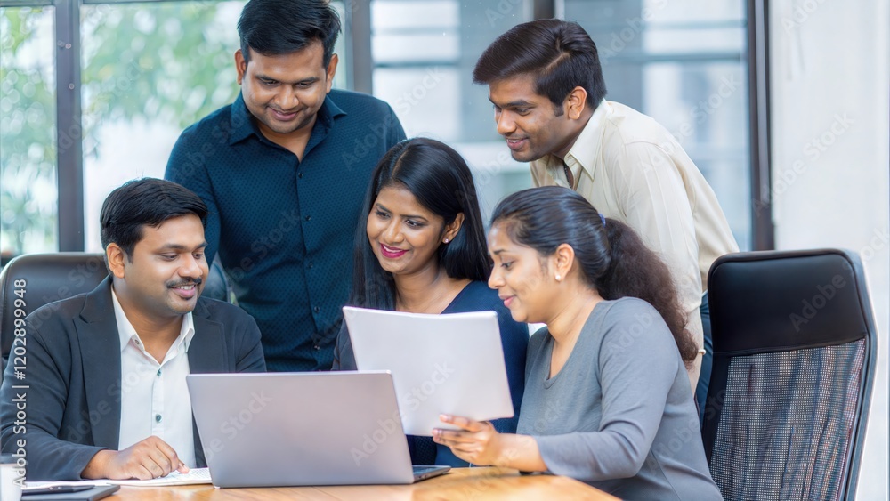 Diversity in Action – Indian men and women from various backgrounds collaborating in a corporate setting.
Diversity in Action – Indian men and women from various backgrounds collaborating in a corporate setting.