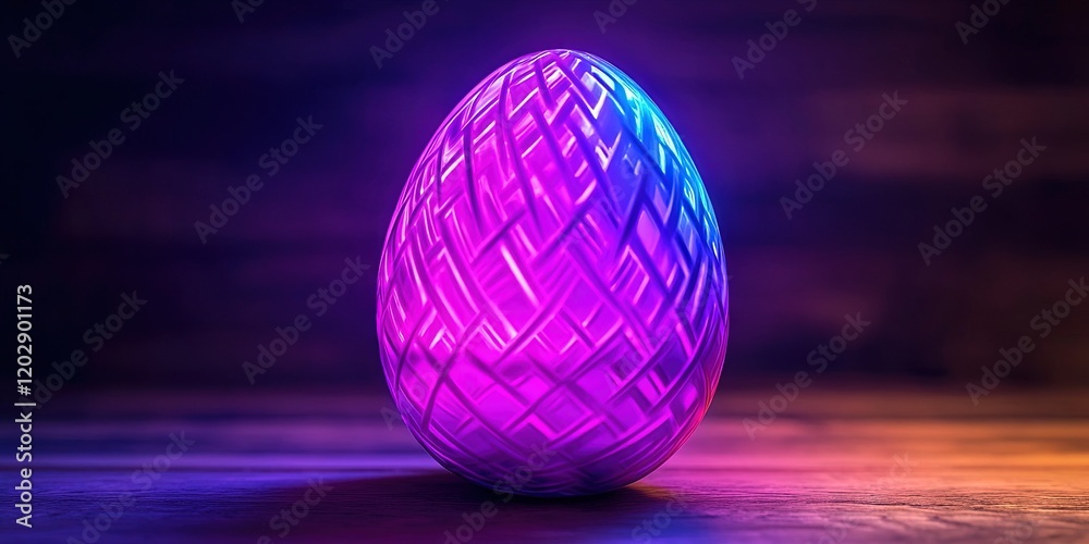 glowing easter egg glowing easter egg