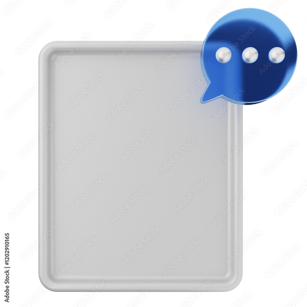 3d chat sticky note paper text box 3d chat sticky note paper text box