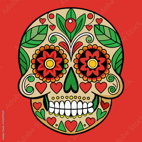 Fiery Skull Illustrations for Bold Graphic Designs