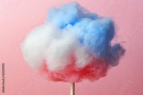 Vibrant Cotton Candy Cloud