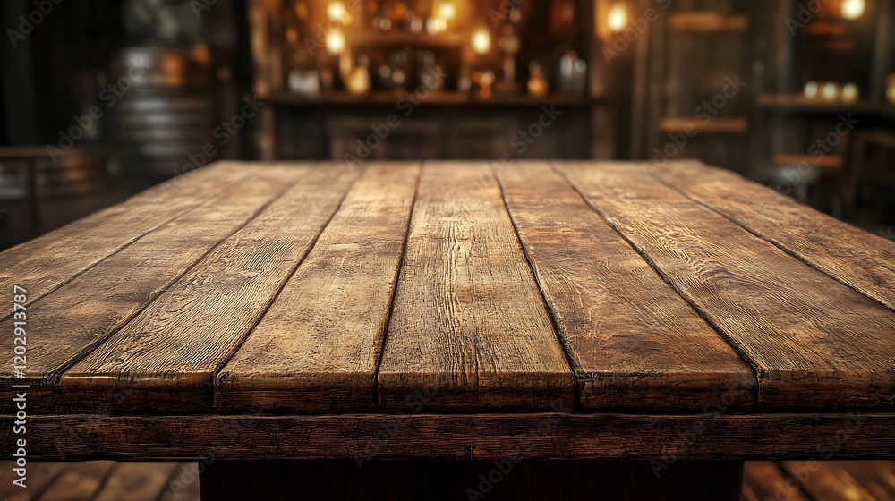 Rustic wooden table setting cozy bar atmosphere interior photography Rustic wooden table setting cozy bar atmosphere interior photography