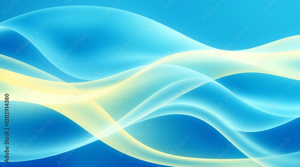 Smooth Blue Wavy Background Smooth Blue Wavy Background
