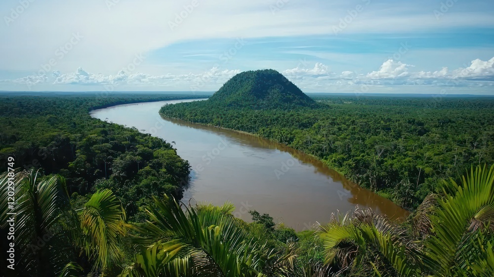 Fototapeta premium Amazon River and Rainforest