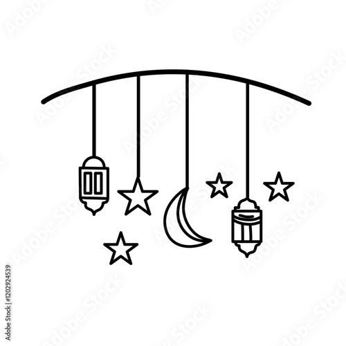 Ramadan Kareem long banner