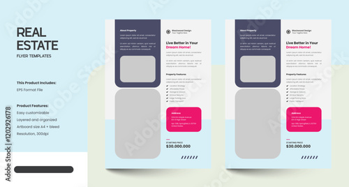 Real Estate Flyer Design Template