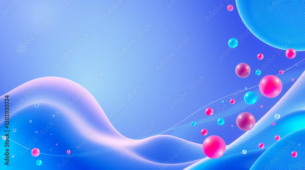 Wavy Blue Abstract Background Wavy Blue Abstract Background