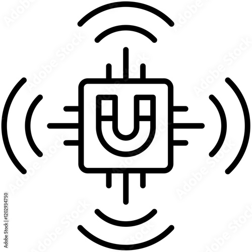 Sensor Industry Outline Icon Pack