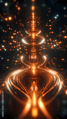 Abstract Background with Gl...