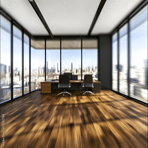 Modern office interior desi...