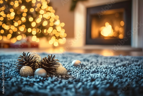 Christmas Ornaments Sit on ...