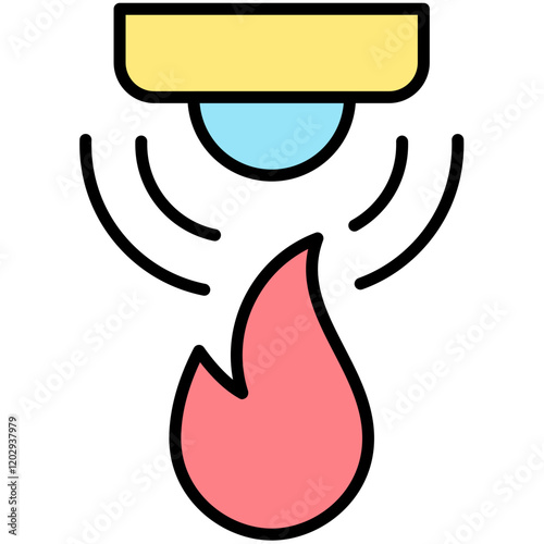Sensor Industry color Icon Pack 