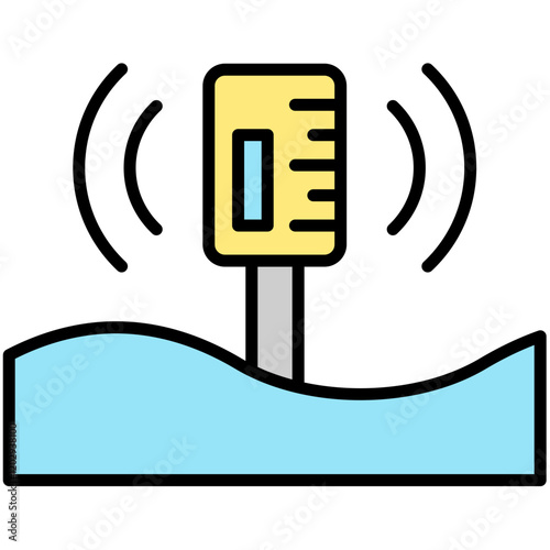 Sensor Industry color Icon Pack 