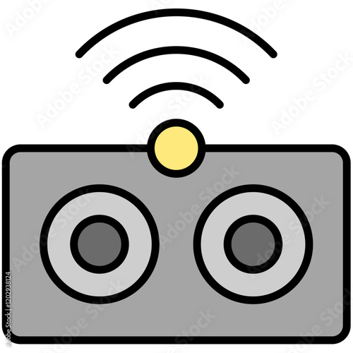 Sensor Industry color Icon Pack 