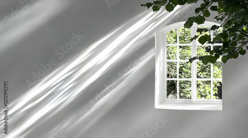 Sunlight streams through a ...