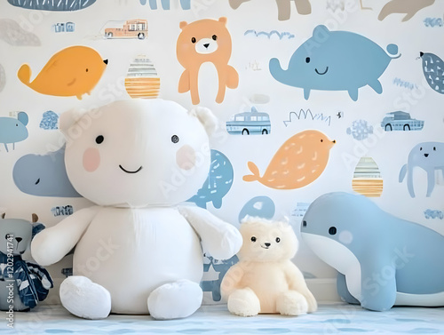 Adorable Stuffed Animals Si...