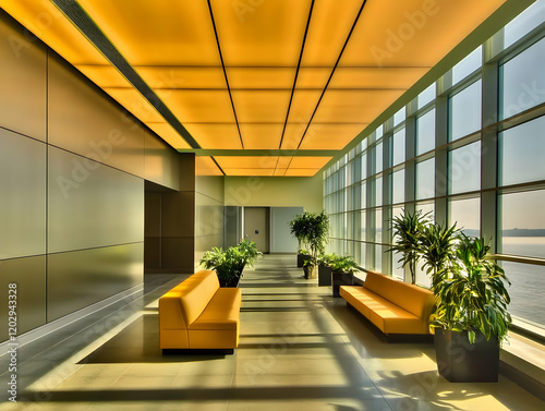 Modern hallway shows off it...