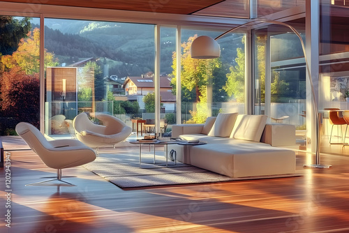 Modern Living Room Interior...