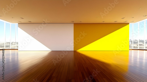 Empty Room with Hardwood Fl...