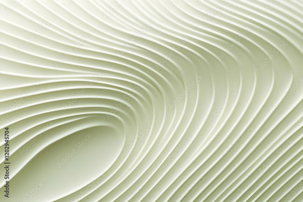 Creamy Wave Abstract 3D Background Creamy Wave Abstract 3D Background