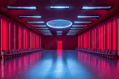 Futuristic Corridor Illumin...