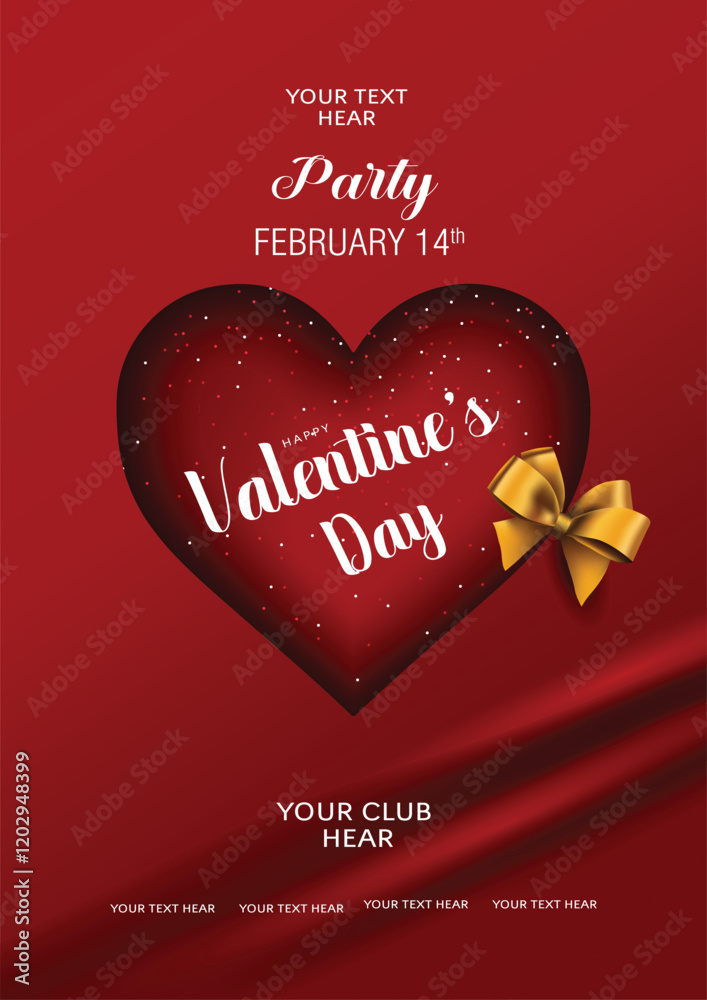 happy valentine's day greetings abstract vector illustration design happy valentine's day greetings abstract vector illustration design