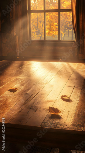 Sunlight streams through a ...