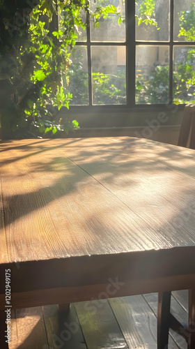 Sunlight streams through a ...