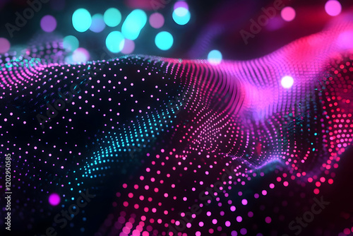 Abstract Background Shows W...