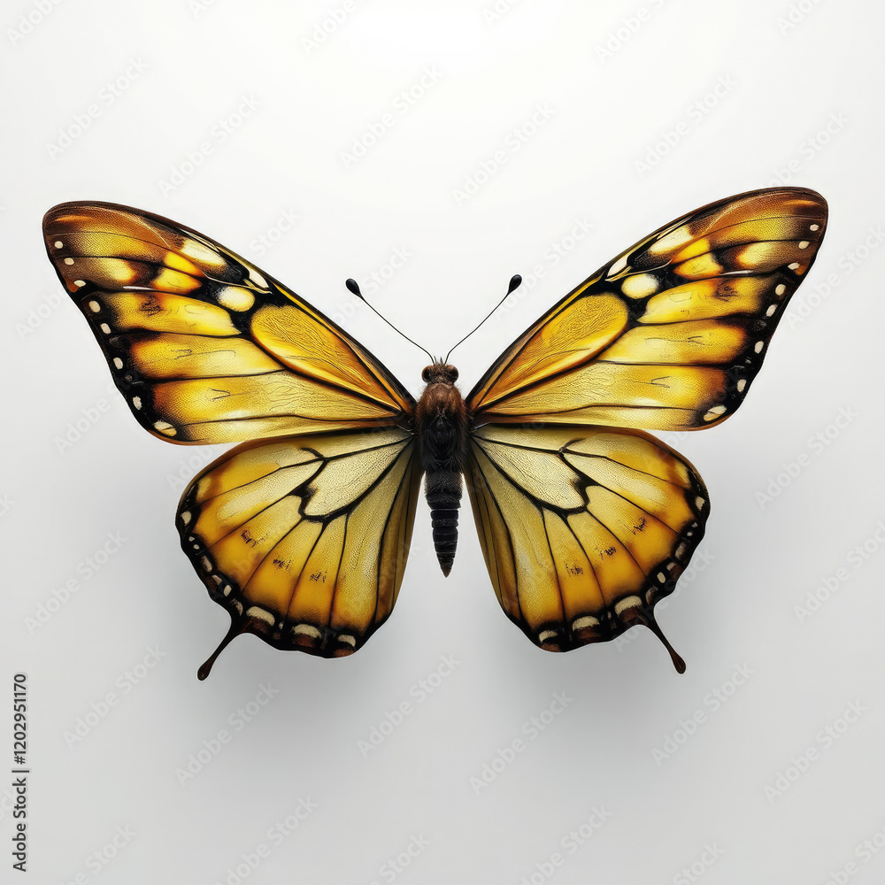 Butterfly with unique yellow and beige markings, unique pattern, natural light, flutter, resting butterfly, markings Butterfly with unique yellow and beige markings, unique pattern, natural light, flutter, resting butterfly, markings