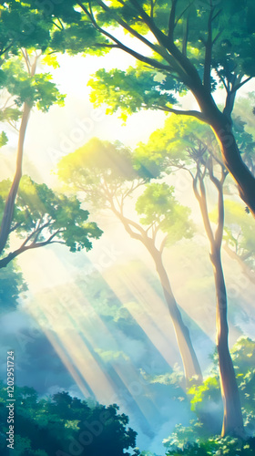 Sunlight Filters Through Lu...