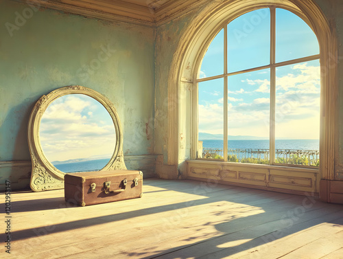 Vintage Room Overlooks Calm...
