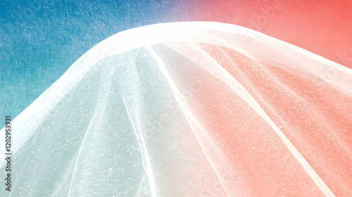 White Sheer Fabric Drapes E...
