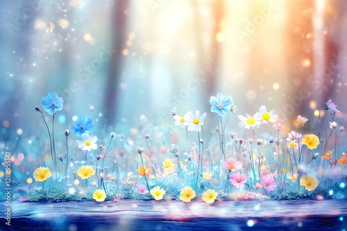 Enchanting Floral Meadow wi...